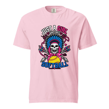 Signature | Comfort Colors T-Shirt | Savage Softball | Athletics Logo