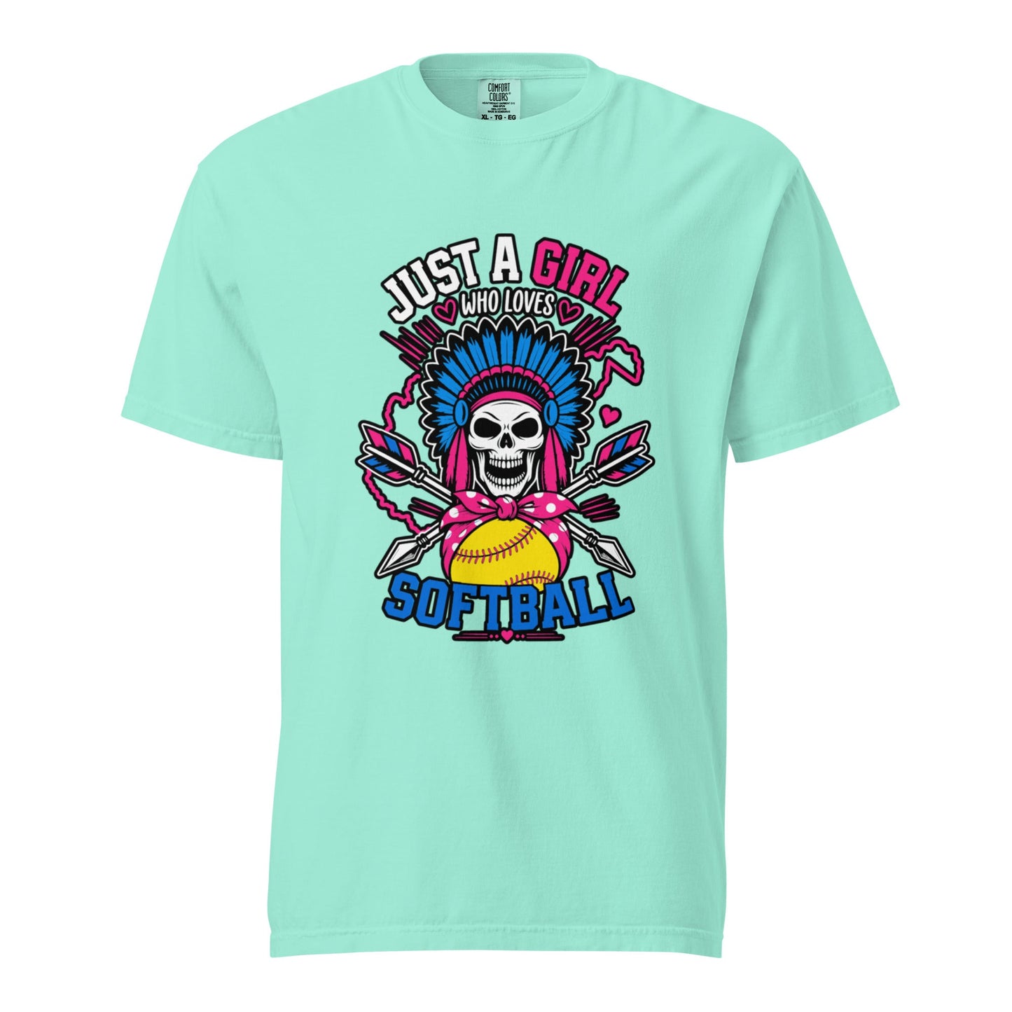 Signature | Comfort Colors T-Shirt | Savage Softball | Athletics Logo