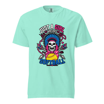 Signature | Comfort Colors T-Shirt | Savage Softball | Athletics Logo
