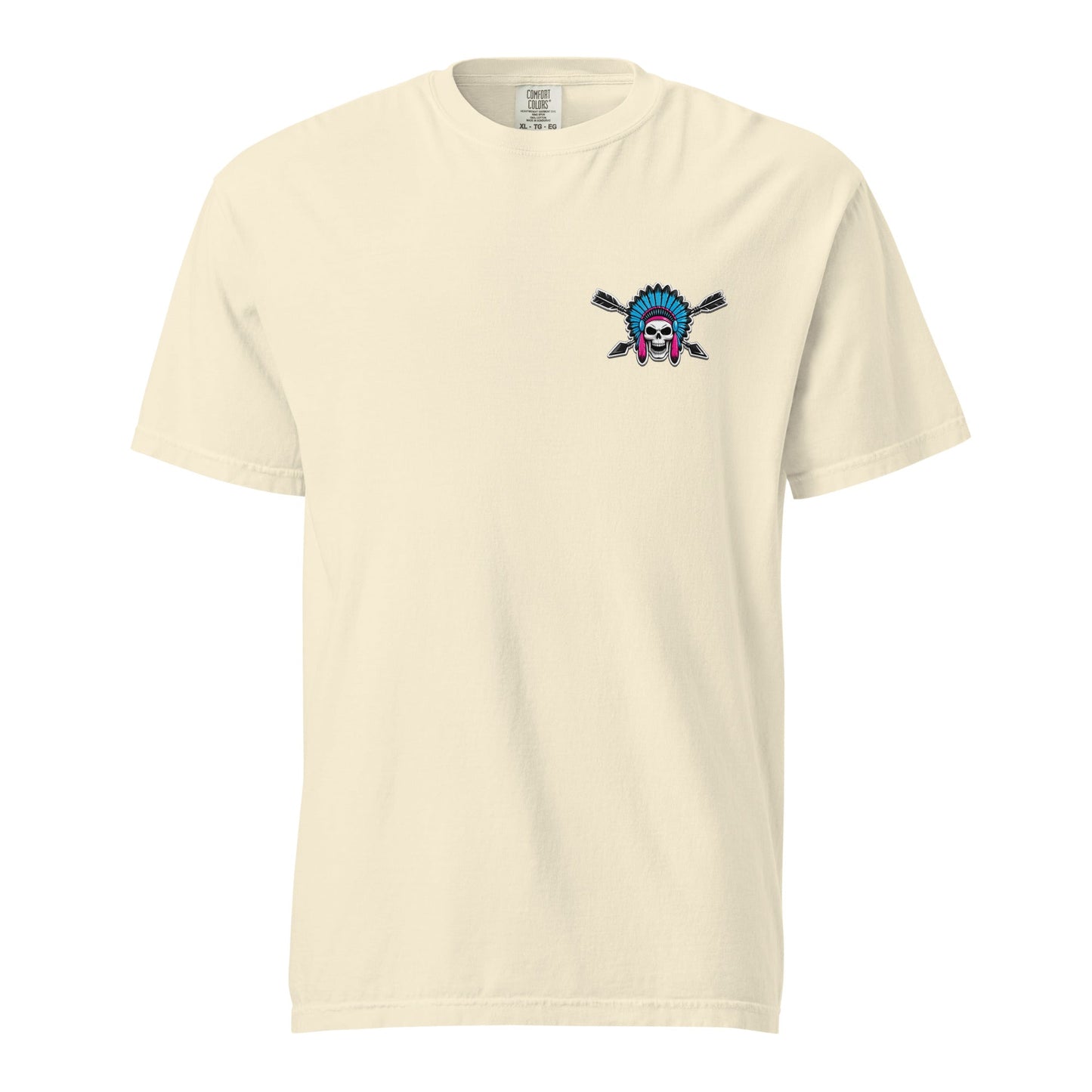 Signature | Comfort Colors T-Shirt | Savage Softball | Chief Skullcrest Logo