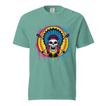 Signature | Comfort Colors T-Shirt | Savage Softball | Emblem Logo