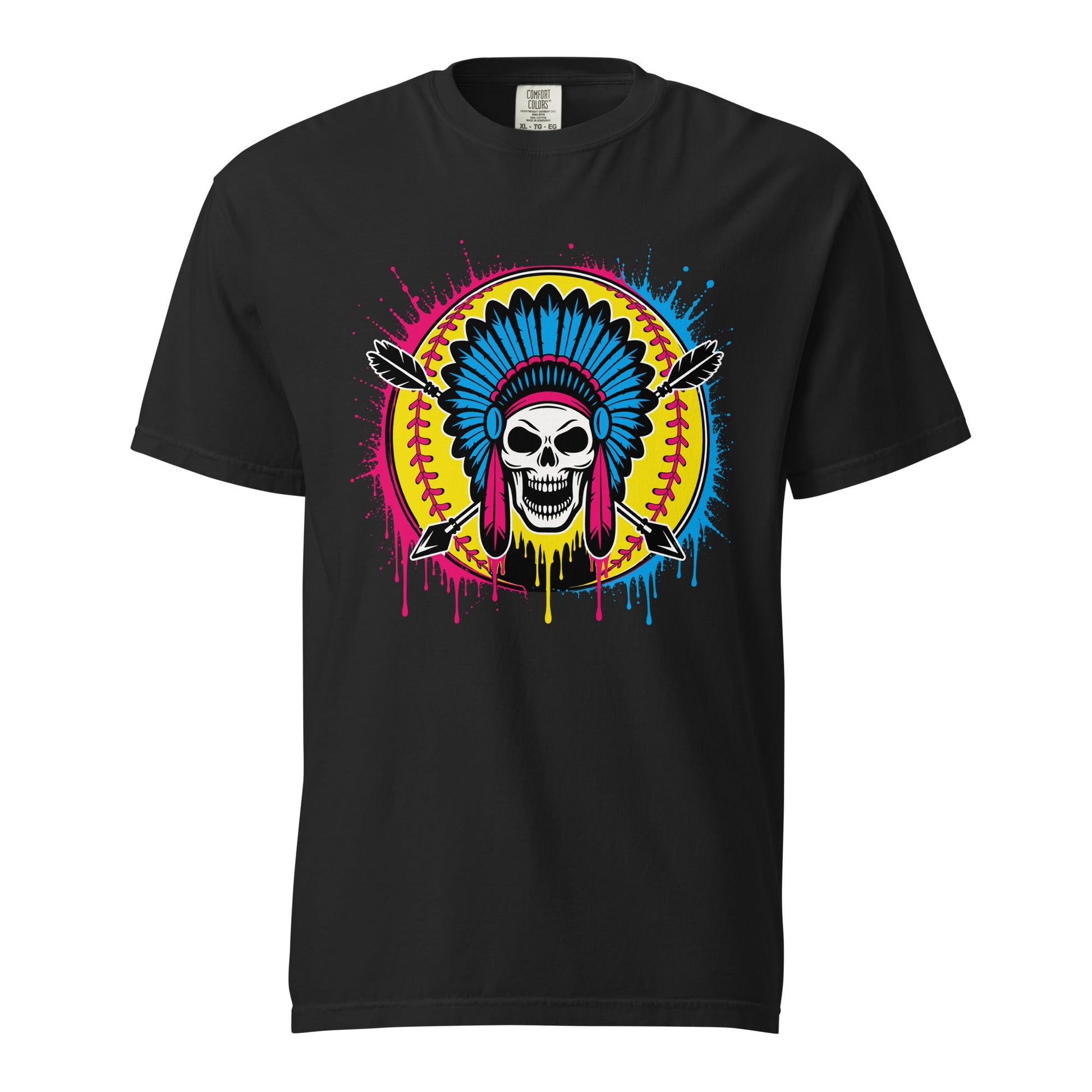 Signature | Comfort Colors T-Shirt | Savage Softball | Emblem Logo