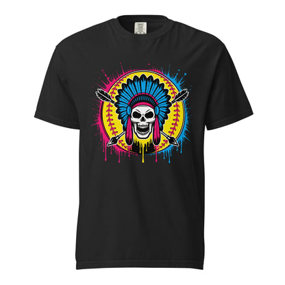 Signature | Comfort Colors T-Shirt | Savage Softball | Emblem Logo