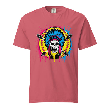 Signature | Comfort Colors T-Shirt | Savage Softball | Emblem Logo