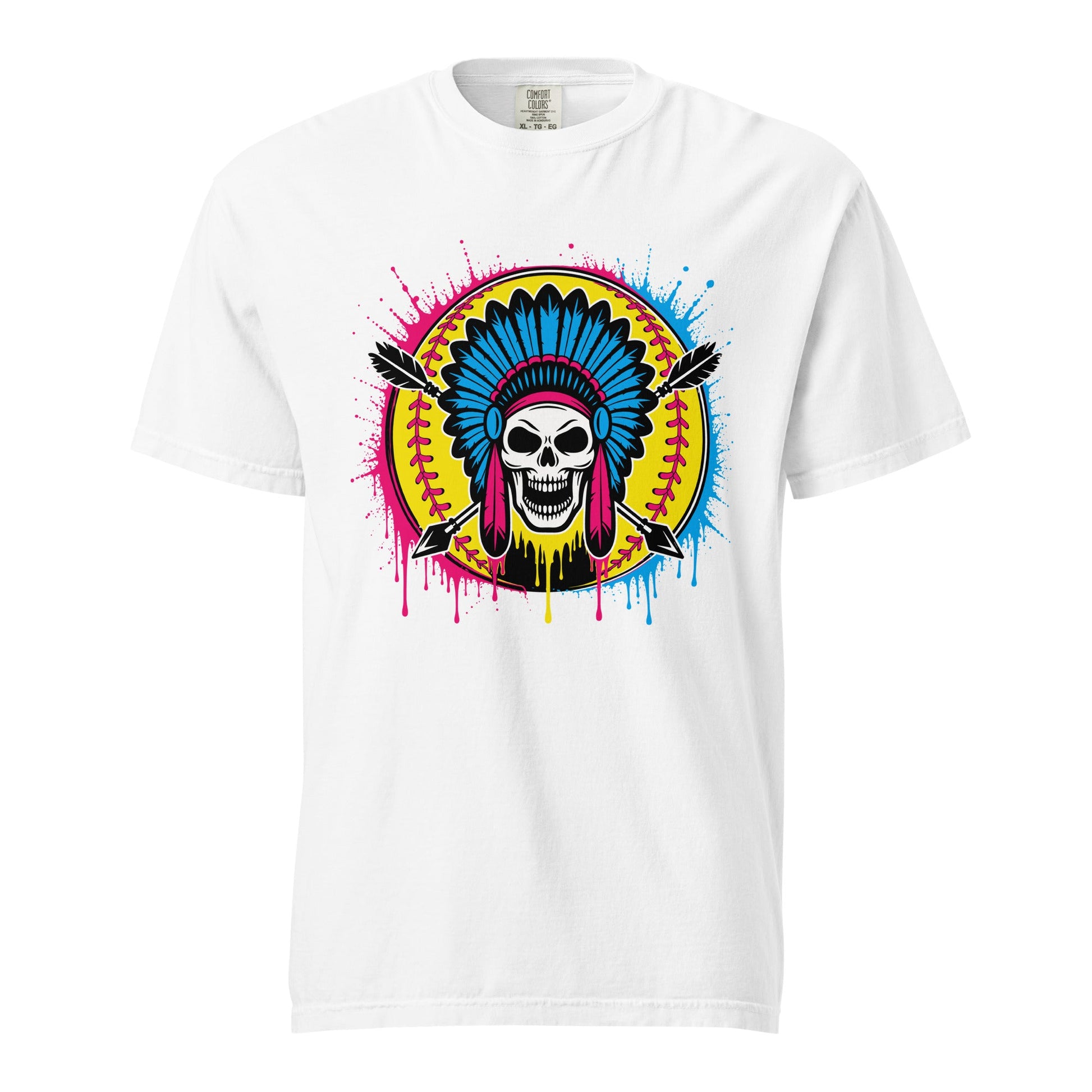 Signature | Comfort Colors T-Shirt | Savage Softball | Emblem Logo