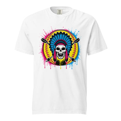 Signature | Comfort Colors T-Shirt | Savage Softball | Emblem Logo