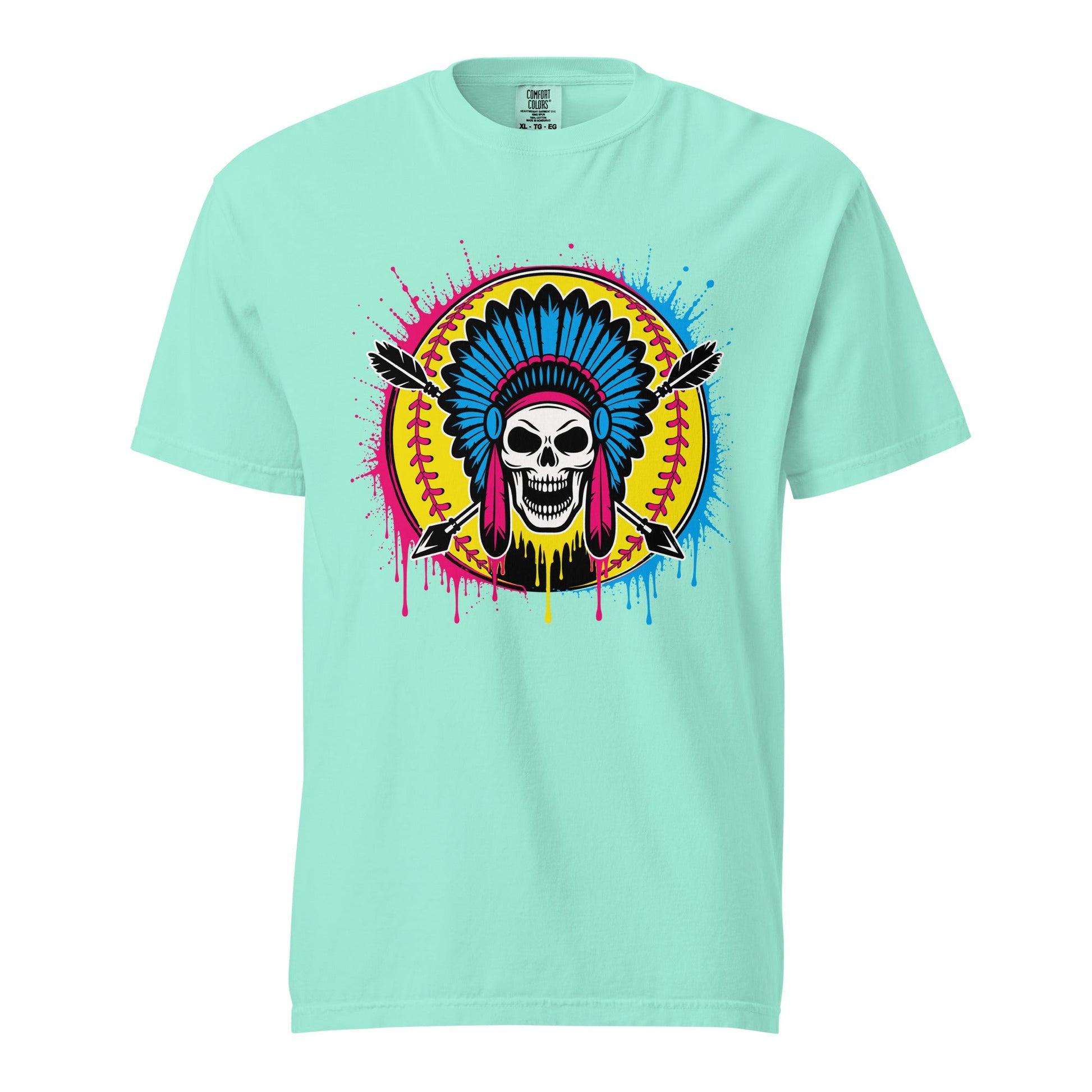 Signature | Comfort Colors T-Shirt | Savage Softball | Emblem Logo