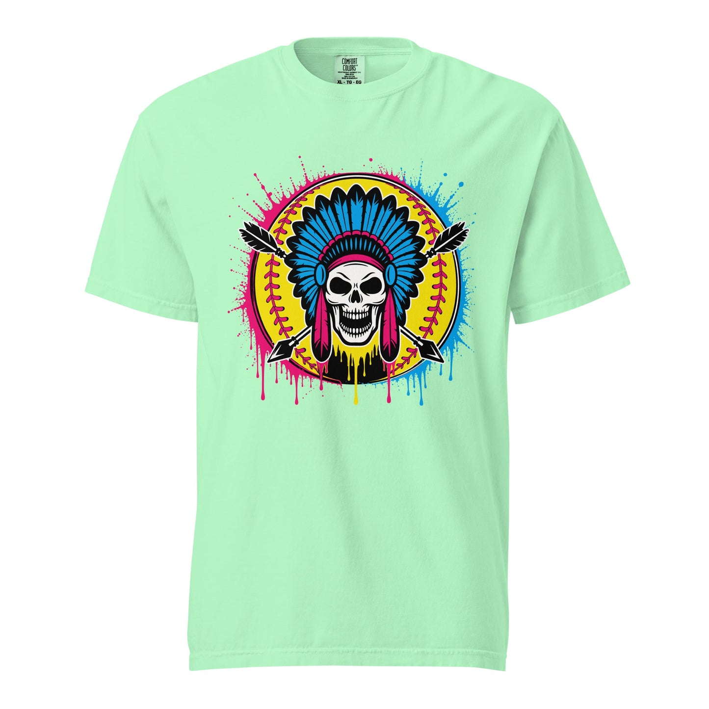 Signature | Comfort Colors T-Shirt | Savage Softball | Emblem Logo