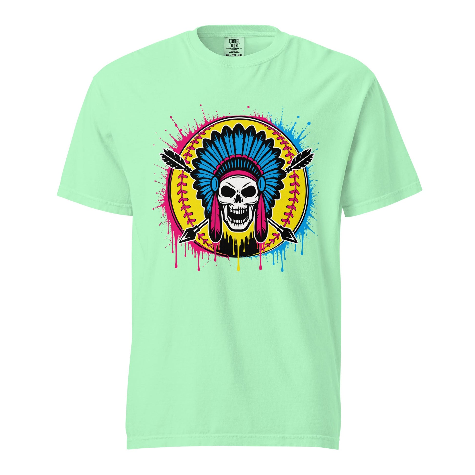 Signature | Comfort Colors T-Shirt | Savage Softball | Emblem Logo