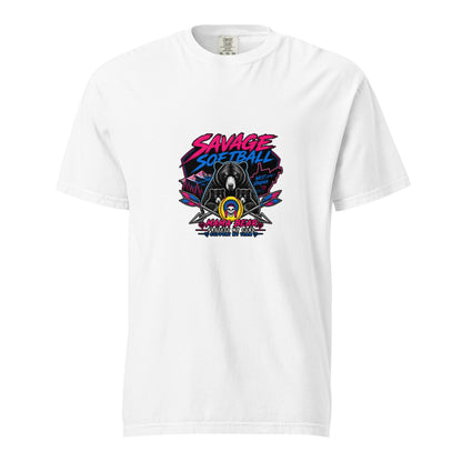 Signature | Comfort Colors T-Shirt | Savage Softball | Mascot Logo