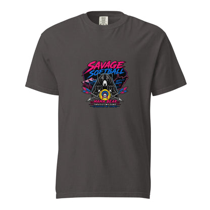 Signature | Comfort Colors T-Shirt | Savage Softball | Mascot Logo