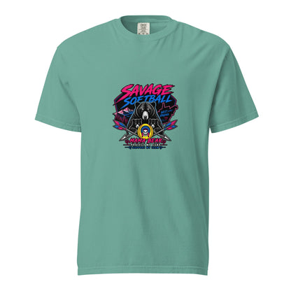 Signature | Comfort Colors T-Shirt | Savage Softball | Mascot Logo