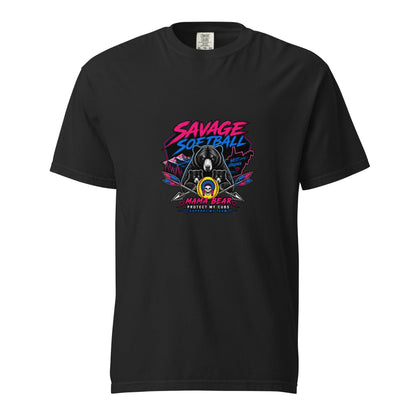 Signature | Comfort Colors T-Shirt | Savage Softball | Mascot Logo