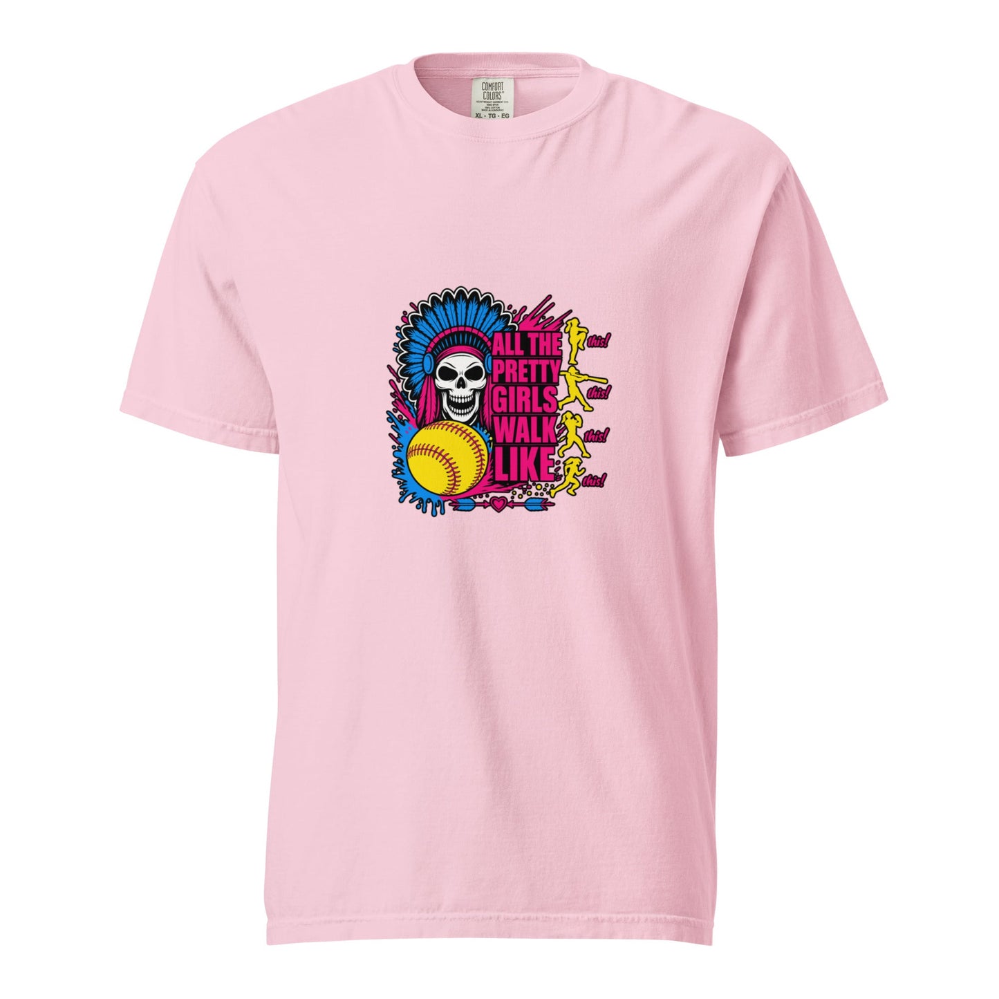 Signature | Comfort Colors T-Shirt | Savage Softball | Varsity Vanguard Logo