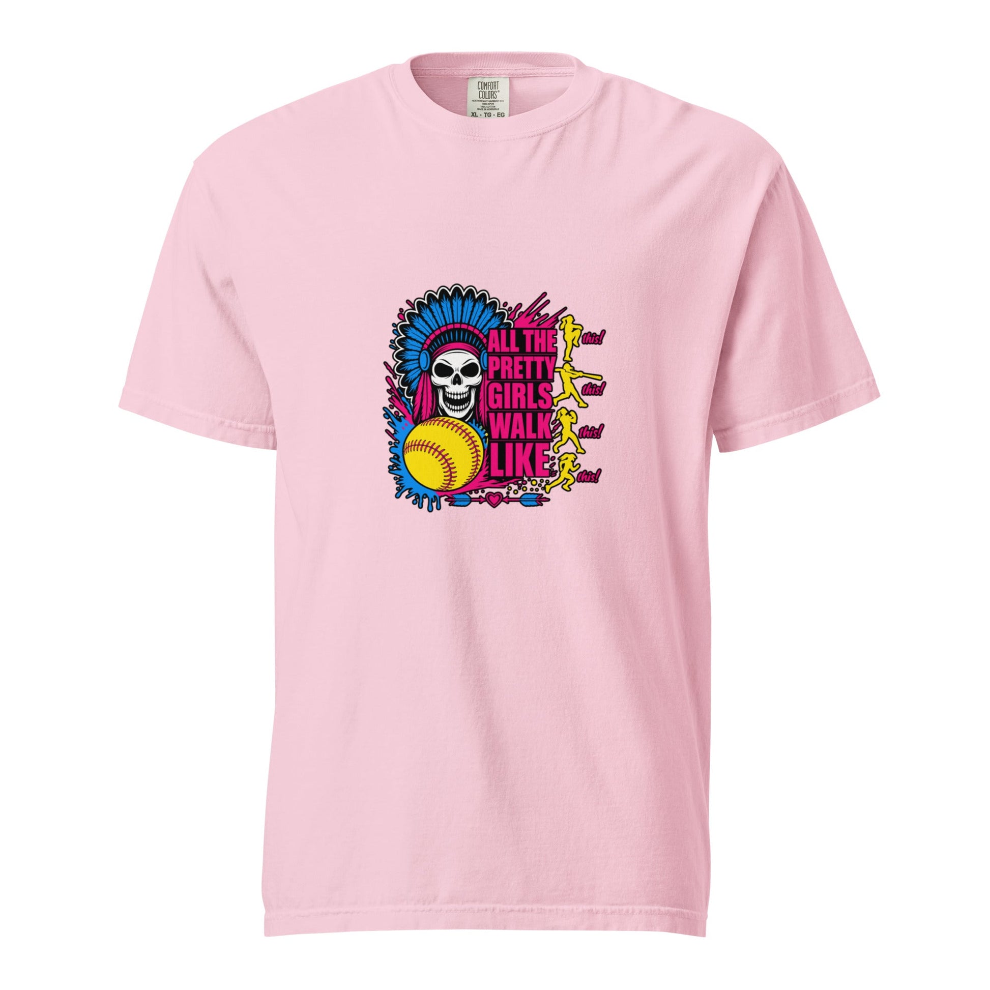 Signature | Comfort Colors T-Shirt | Savage Softball | Varsity Vanguard Logo