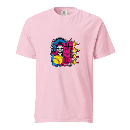 Signature | Comfort Colors T-Shirt | Savage Softball | Varsity Vanguard Logo