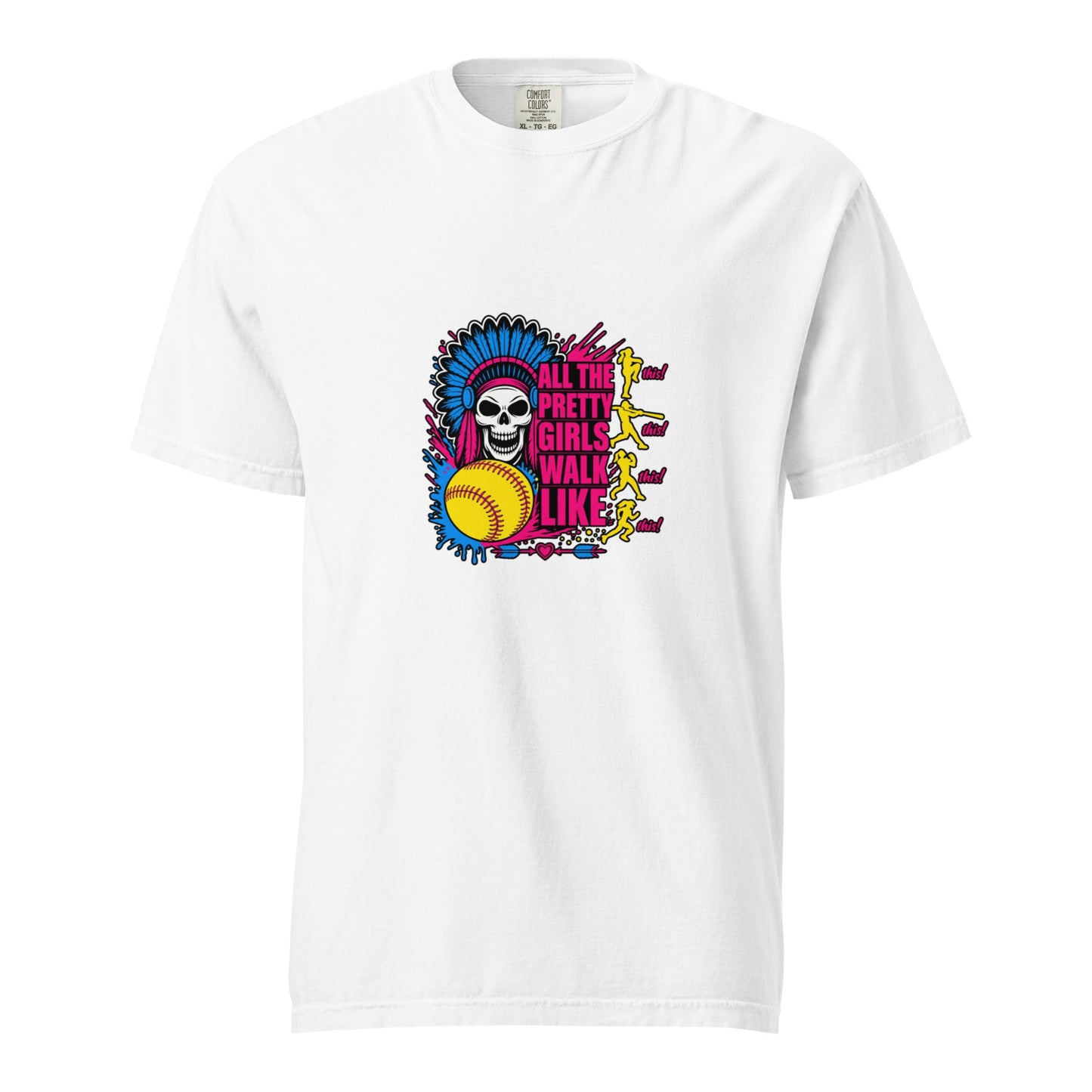 Signature | Comfort Colors T-Shirt | Savage Softball | Varsity Vanguard Logo