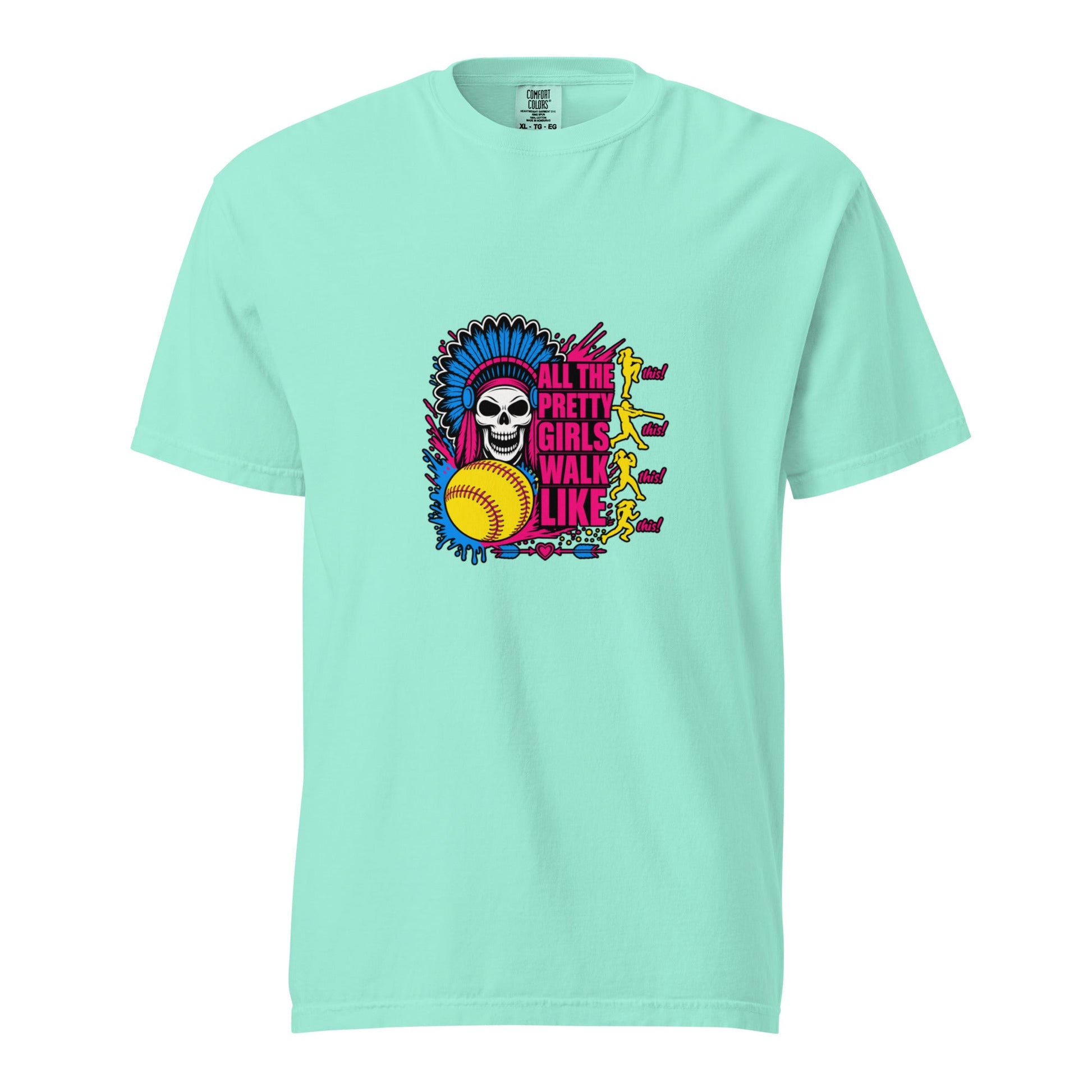 Signature | Comfort Colors T-Shirt | Savage Softball | Varsity Vanguard Logo