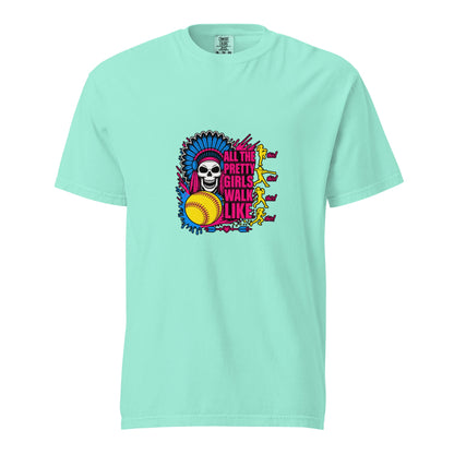 Signature | Comfort Colors T-Shirt | Savage Softball | Varsity Vanguard Logo