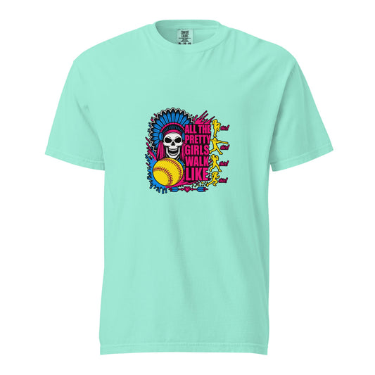 Signature | Comfort Colors T-Shirt | Savage Softball | Varsity Vanguard Logo