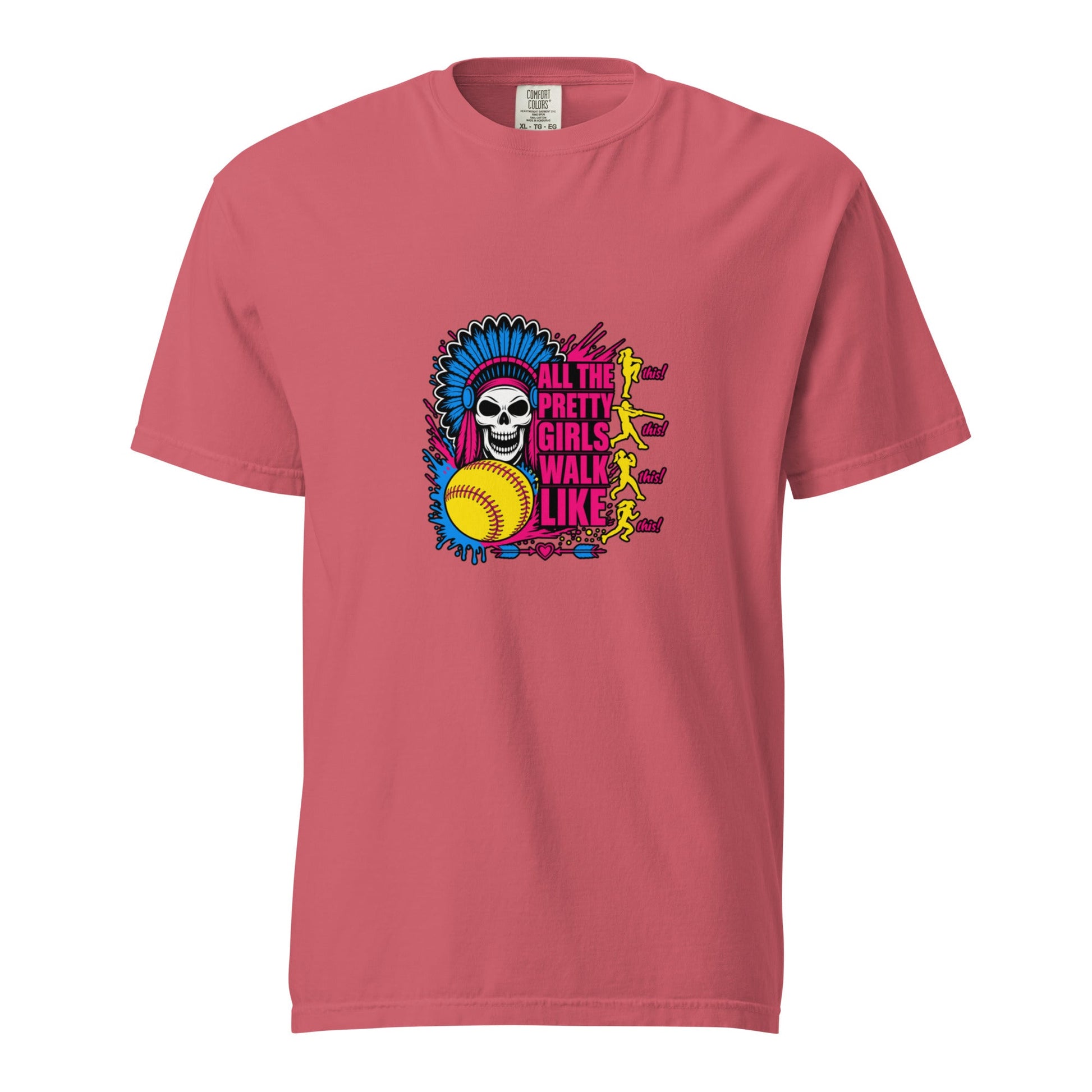 Signature | Comfort Colors T-Shirt | Savage Softball | Varsity Vanguard Logo