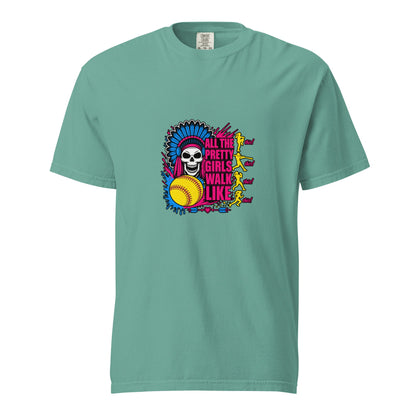 Signature | Comfort Colors T-Shirt | Savage Softball | Varsity Vanguard Logo