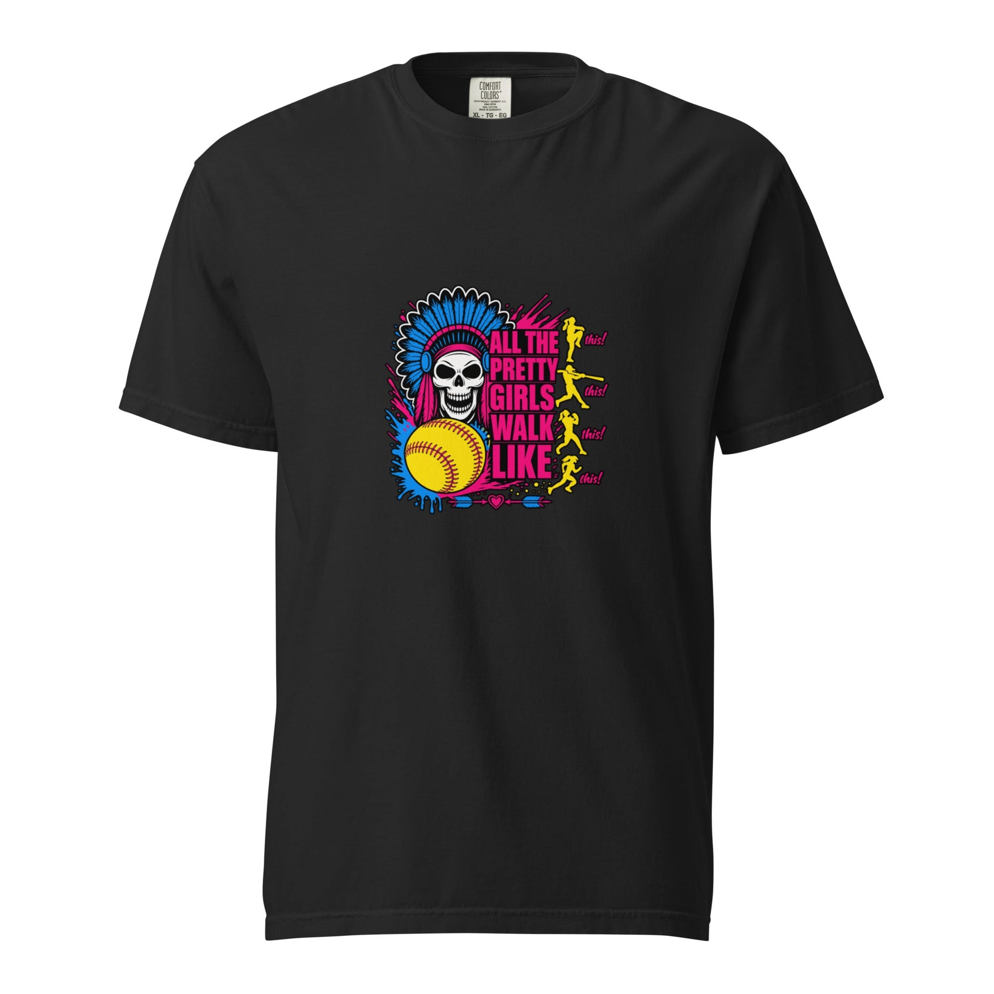 Signature | Comfort Colors T-Shirt | Savage Softball | Varsity Vanguard Logo