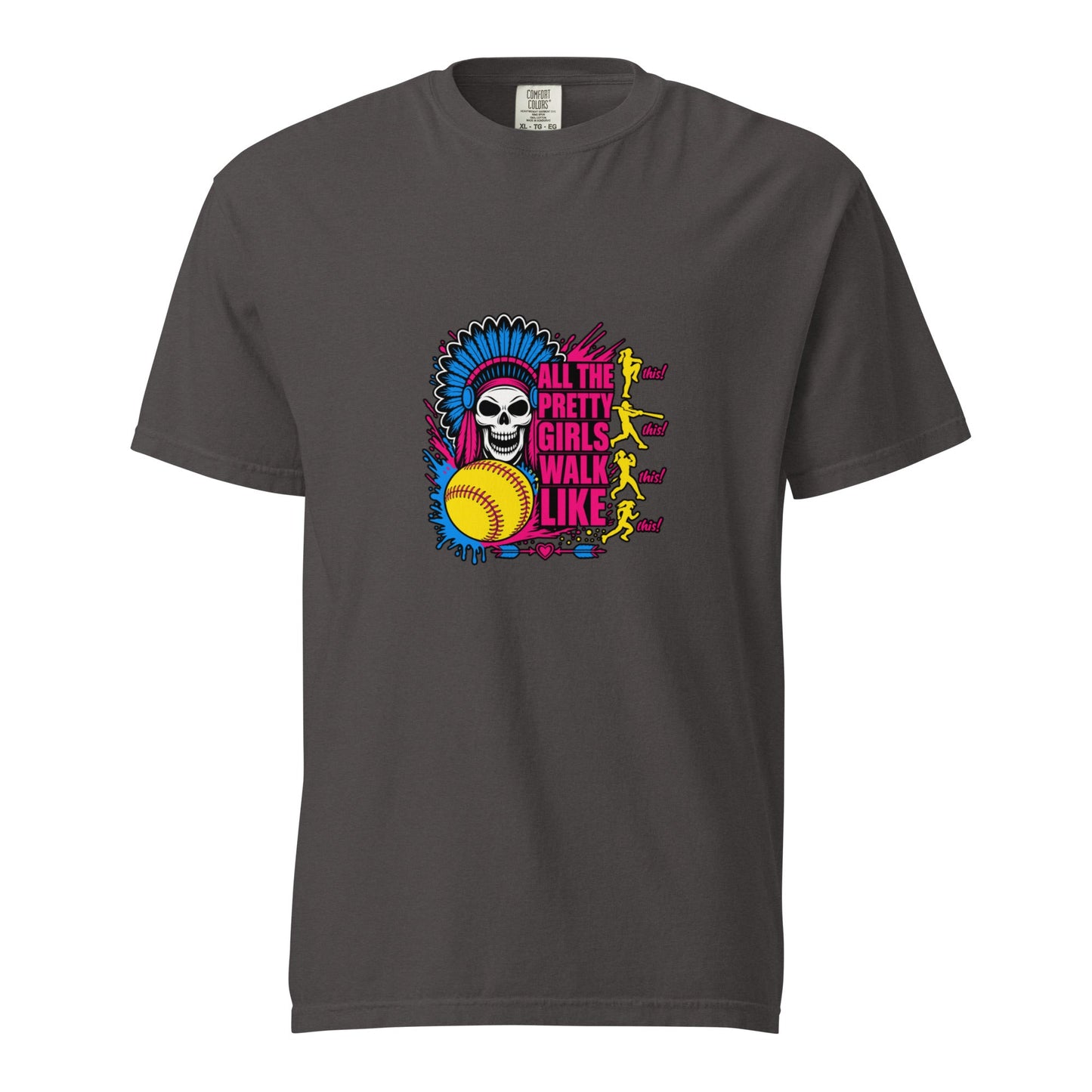 Signature | Comfort Colors T-Shirt | Savage Softball | Varsity Vanguard Logo