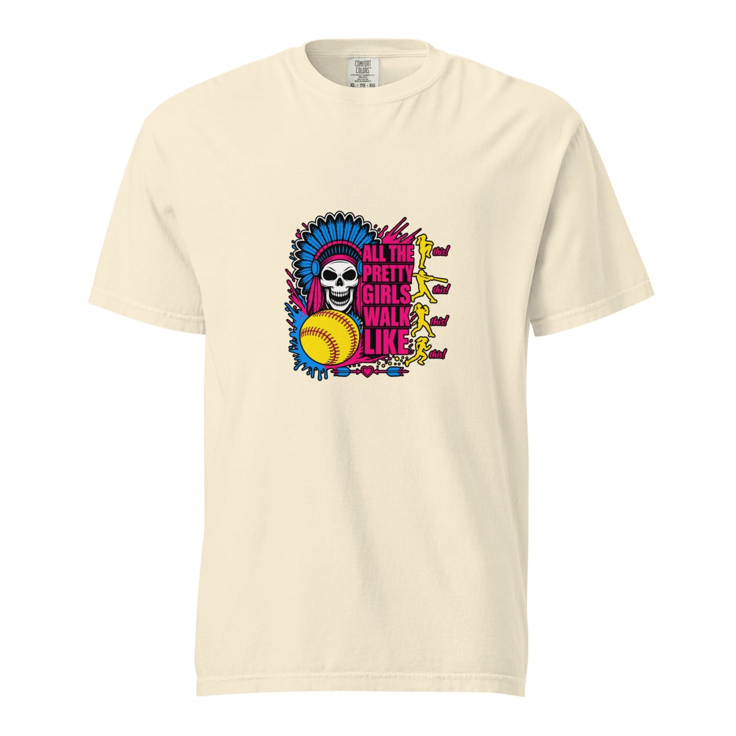 Signature | Comfort Colors T-Shirt | Savage Softball | Varsity Vanguard Logo