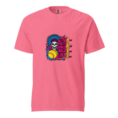 Signature | Comfort Colors T-Shirt | Savage Softball | Varsity Vanguard Logo
