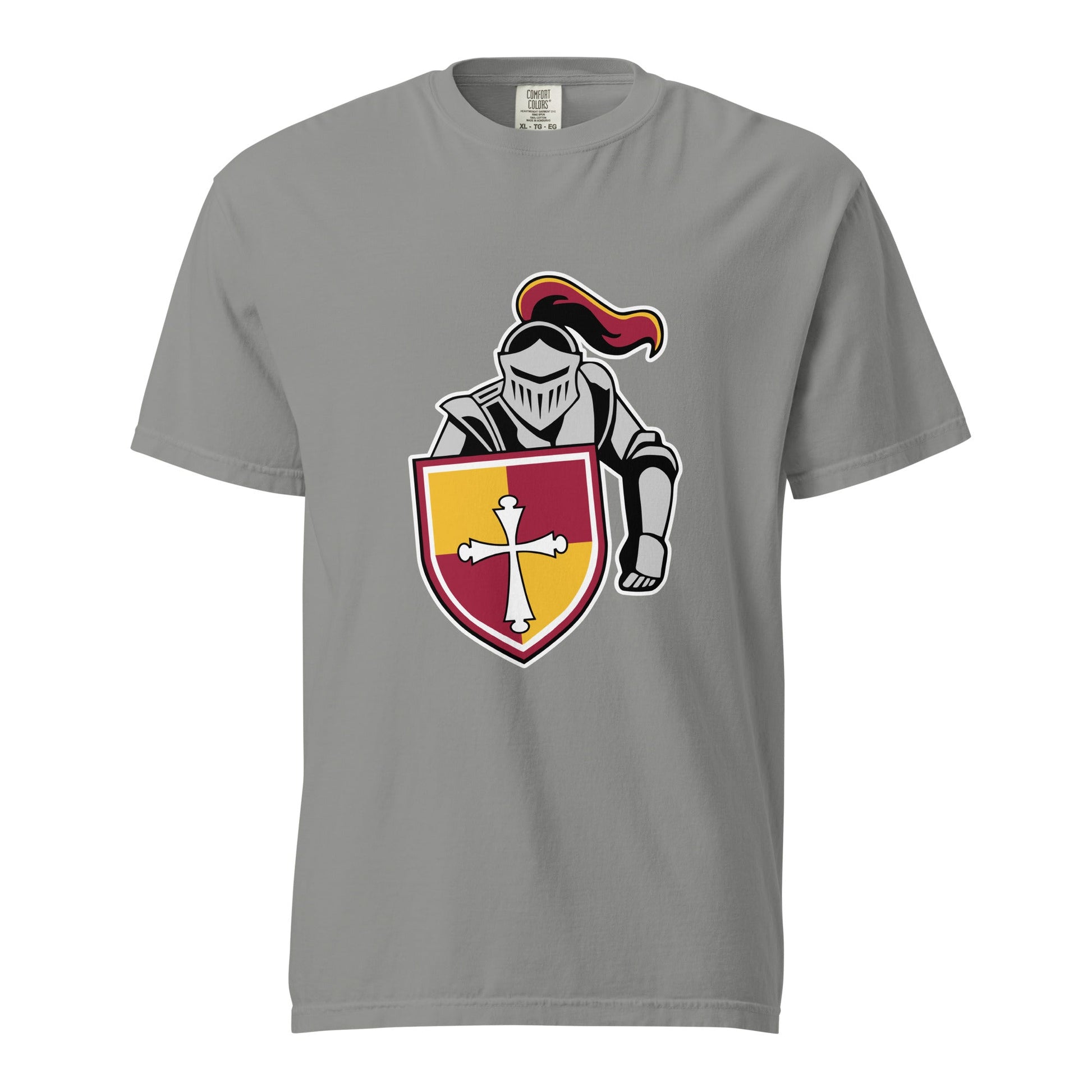 Signature | Comfort Colors T-Shirt | Scecina High School Track and Field | Crusader Logo