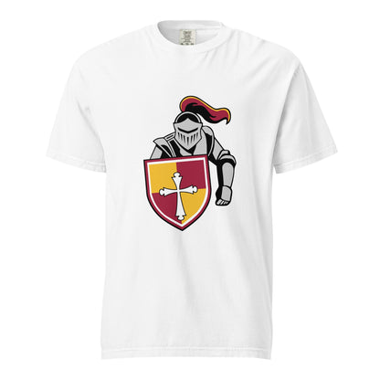 Signature | Comfort Colors T-Shirt | Scecina High School Track and Field | Crusader Logo