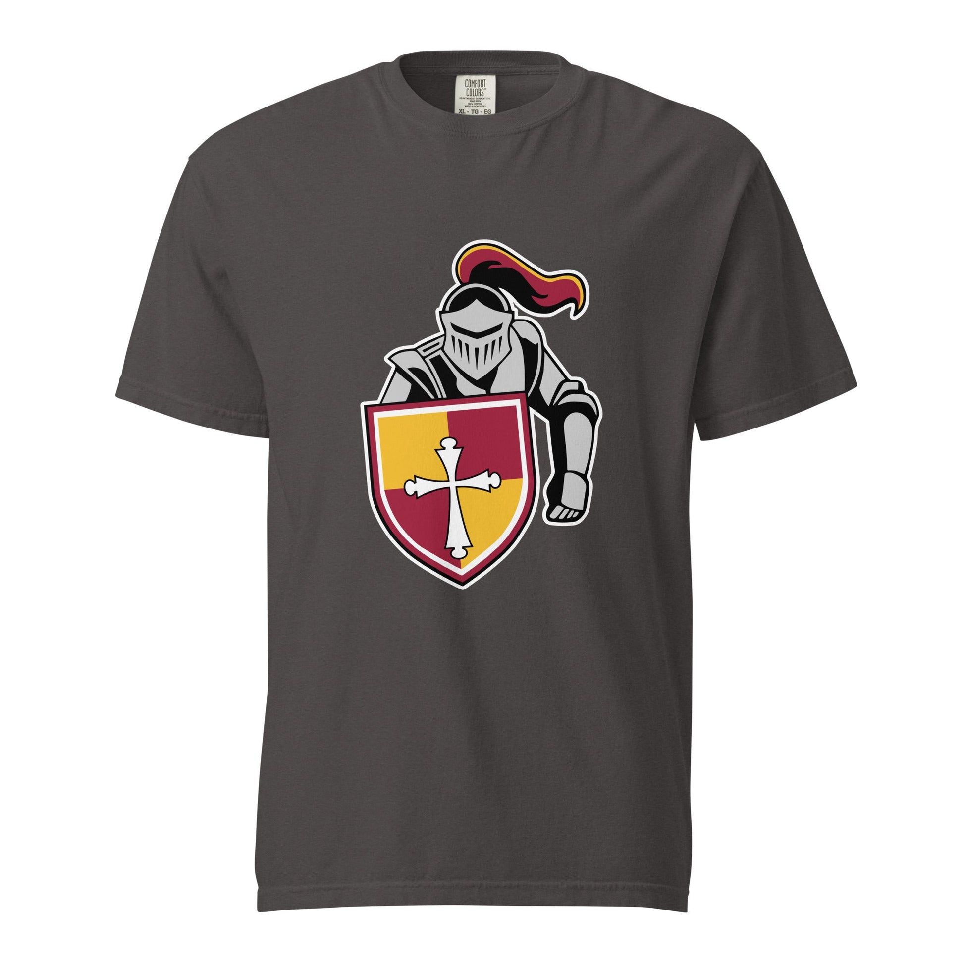 Signature | Comfort Colors T-Shirt | Scecina High School Track and Field | Crusader Logo