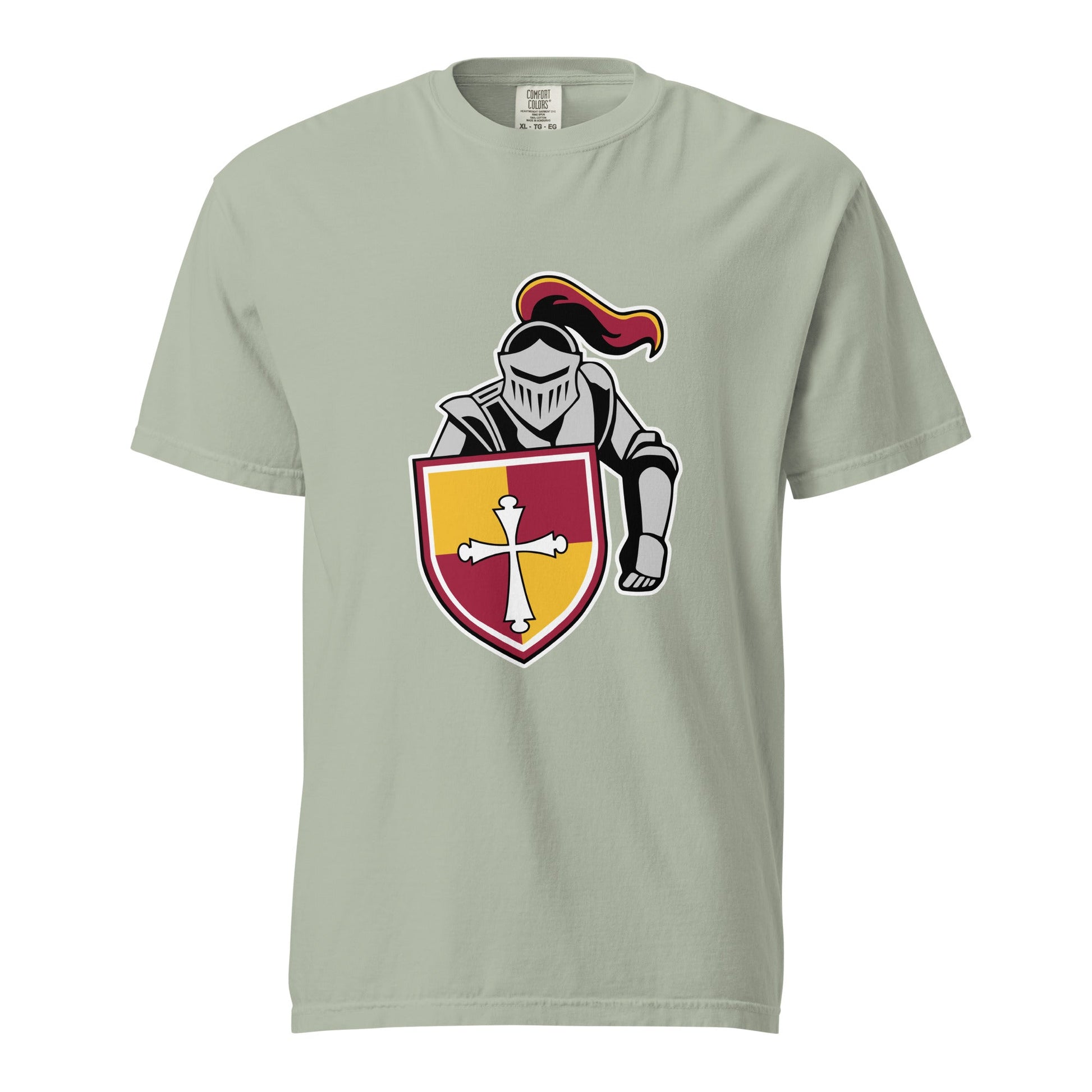 Signature | Comfort Colors T-Shirt | Scecina High School Track and Field | Crusader Logo