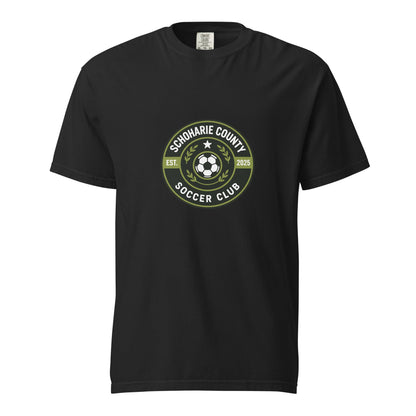 Signature | Comfort Colors T-Shirt | Schoharie County Soccer Club | Badge Logo