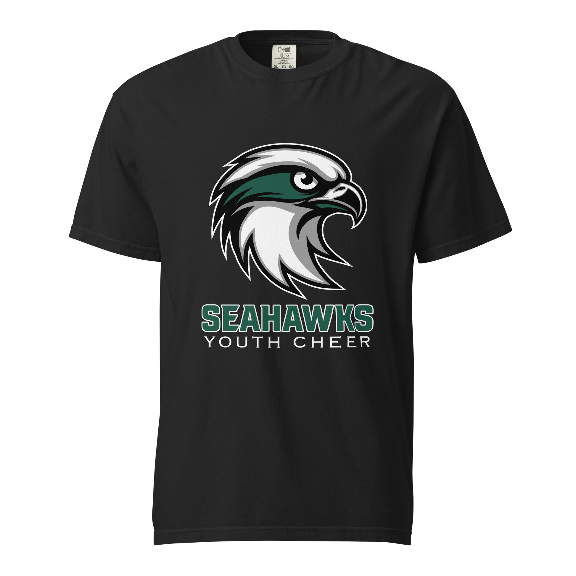 Signature | Comfort Colors T-Shirt | Seahawks Youth Cheer | Alt Script Logo