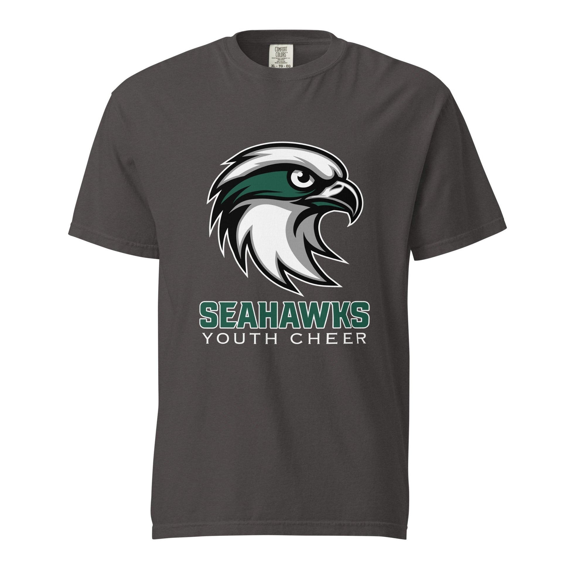 Signature | Comfort Colors T-Shirt | Seahawks Youth Cheer | Alt Script Logo