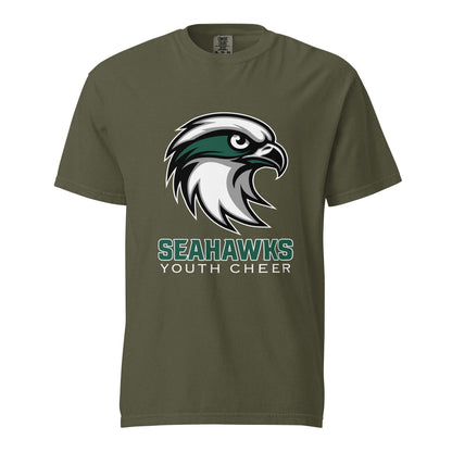 Signature | Comfort Colors T-Shirt | Seahawks Youth Cheer | Alt Script Logo