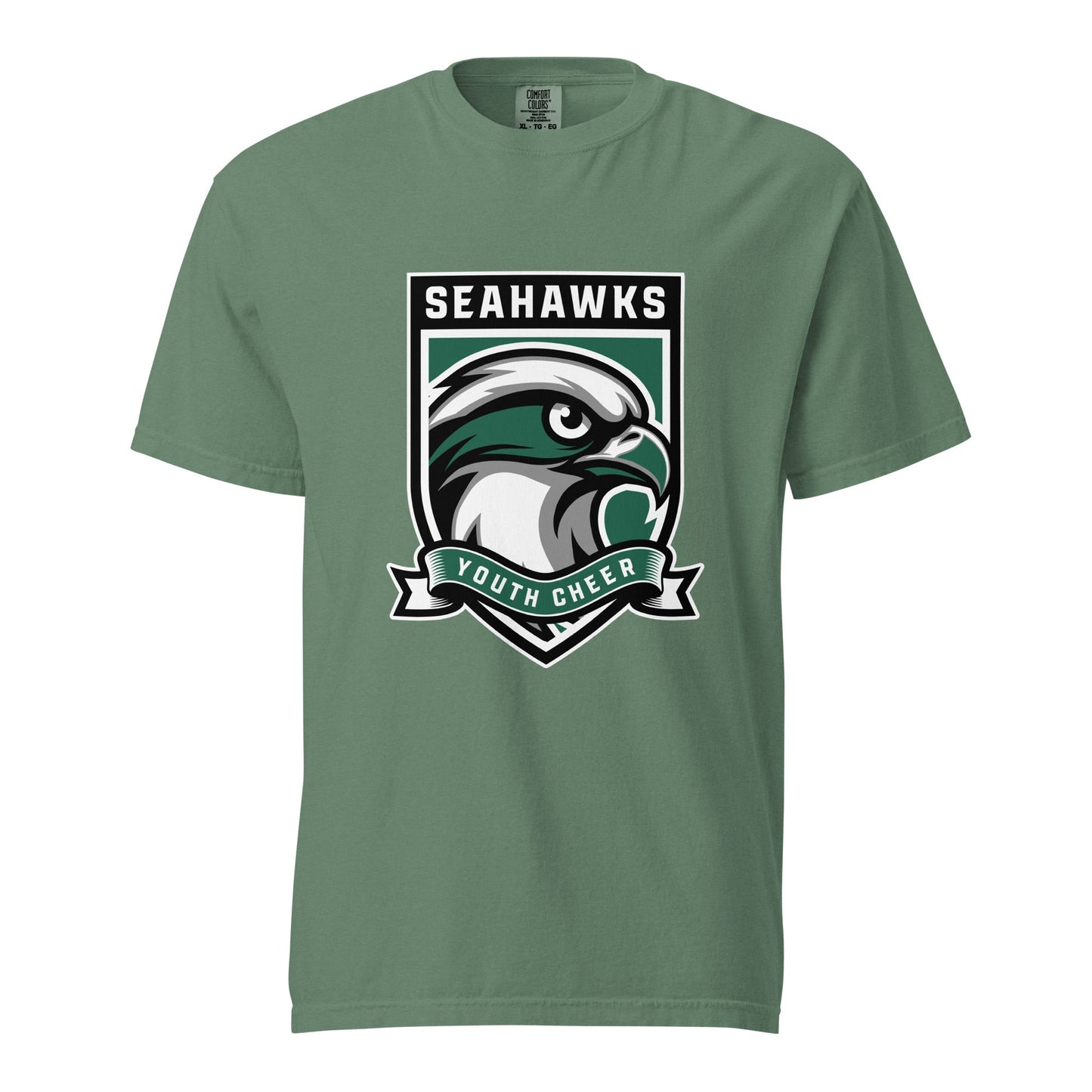 Signature | Comfort Colors T-Shirt | Seahawks Youth Cheer | Shield Logo