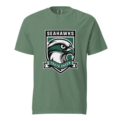 Signature | Comfort Colors T-Shirt | Seahawks Youth Cheer | Shield Logo