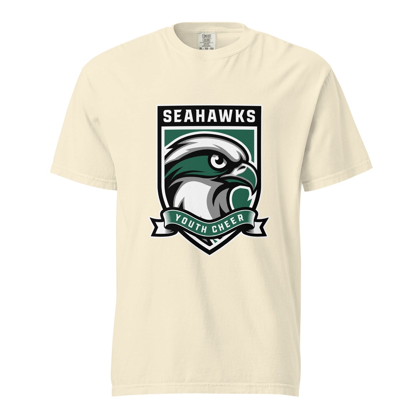 Signature | Comfort Colors T-Shirt | Seahawks Youth Cheer | Shield Logo
