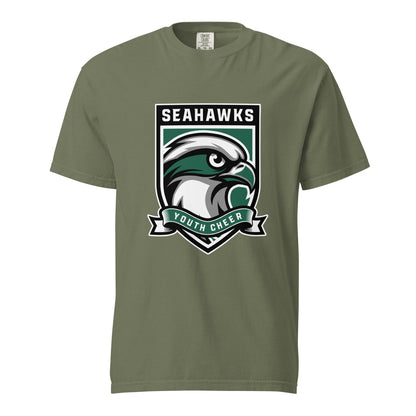 Signature | Comfort Colors T-Shirt | Seahawks Youth Cheer | Shield Logo