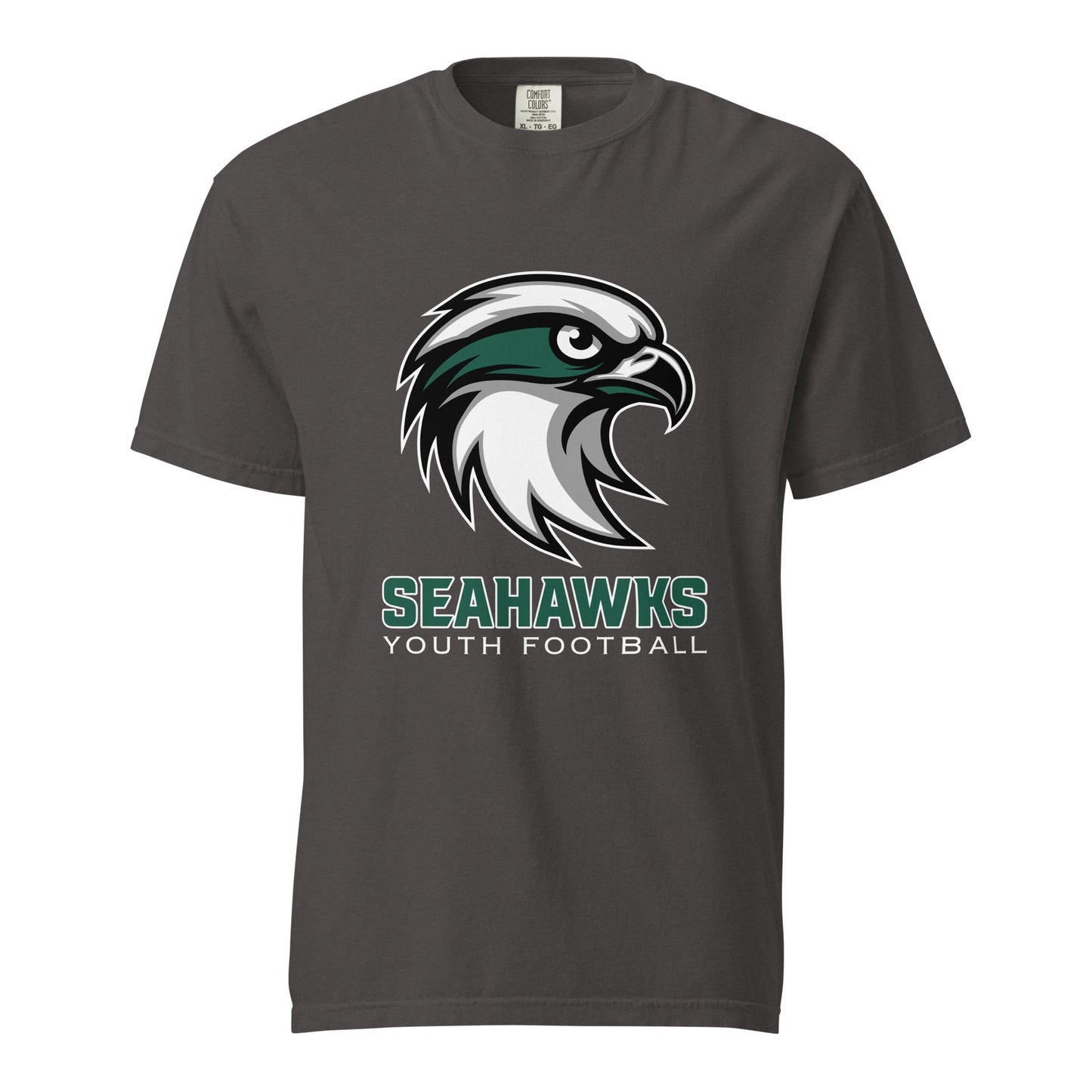 Signature | Comfort Colors T-Shirt | Seahawks Youth Football | SYF Pocket Logo