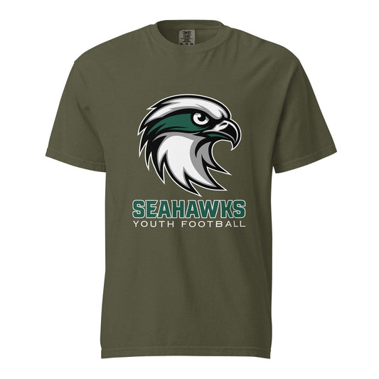 Signature | Comfort Colors T-Shirt | Seahawks Youth Football | SYF Pocket Logo