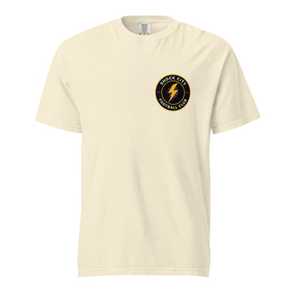 Signature | Comfort Colors T-Shirt | Shock City FC | Badge Logo