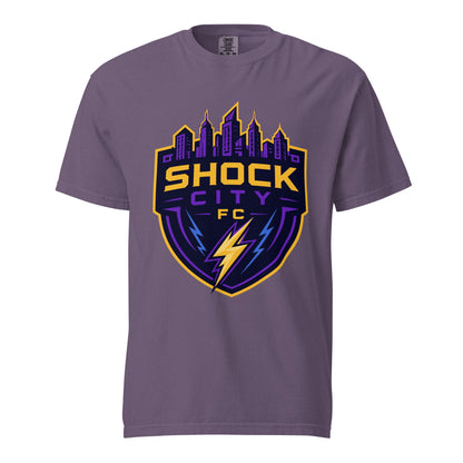 Signature | Comfort Colors T-Shirt | Shock City FC | Crest Logo