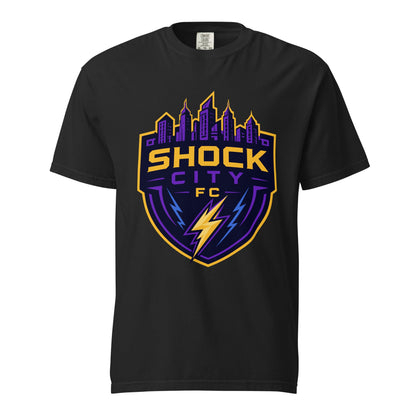 Signature | Comfort Colors T-Shirt | Shock City FC | Crest Logo