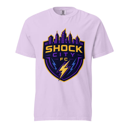 Signature | Comfort Colors T-Shirt | Shock City FC | Crest Logo