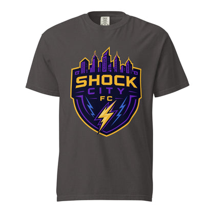 Signature | Comfort Colors T-Shirt | Shock City FC | Crest Logo