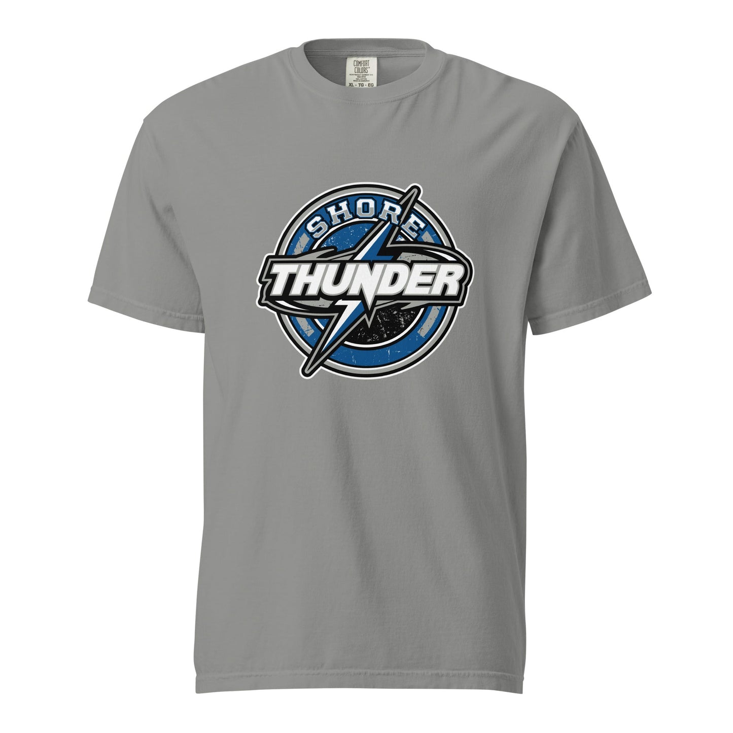 Signature | Comfort Colors T-Shirt | Shore Thunder LLC | Badge Logo